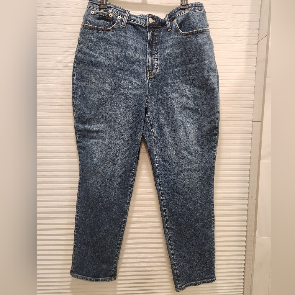 Women's Madewell 'Curvy Perfect'  Blue Jeans